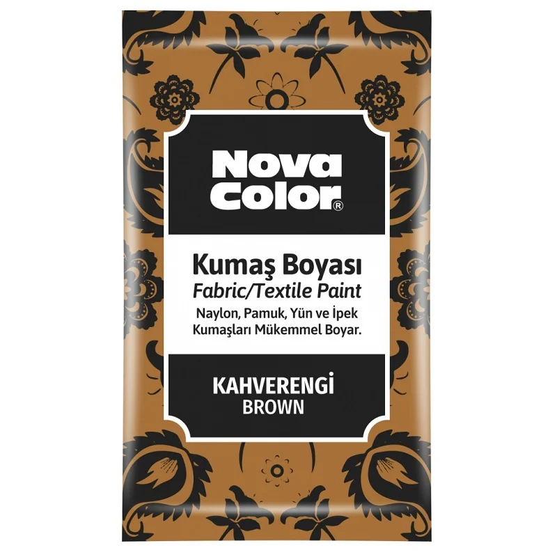 NOVA COLOR TOZ KUMAŞ BOYASI KAHVE 12 GR NC-905 (Best)