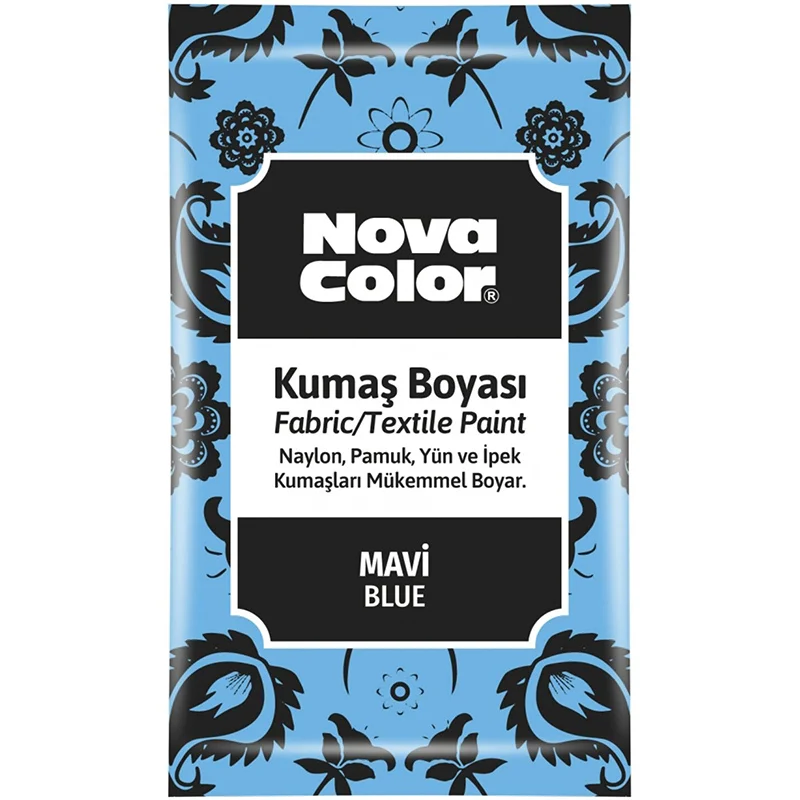 NOVA COLOR TOZ KUMAŞ BOYASI MAVİ 12 GR NC-902 (Best)