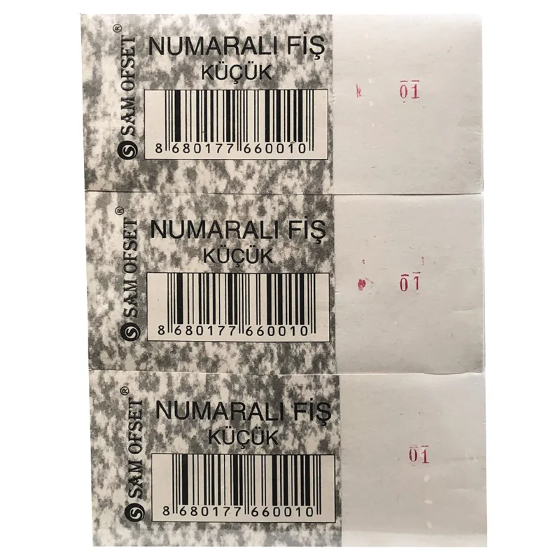 NUMARALI FİŞ KÜÇÜK DÜZİNE100 YP. (Best)
