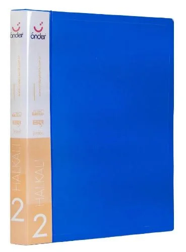 ÖNDER PP KAPAK MAVİ 2 HALKALI KLASÖR 1102-1 (Best)