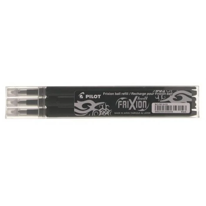 PİLOT FRIXION SİYAH KALEM YEDEK 3 LÜ BLS-FR7-B-S3 (Best)
