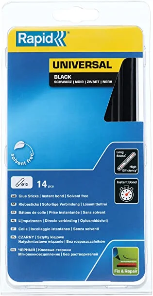 RAPİD 5000211 SİLİKON SİYAH 250 gr 12x190 mm (Best)
