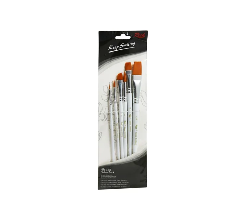 RICH 11226 SET 7 KEEP SMILE 6 LI FIRÇA SETİ 01275 (Best)