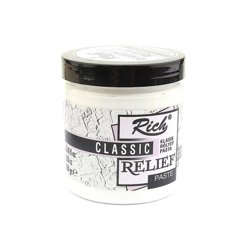 RICH 260-1330 RÖLYEF PASTA 01983 BEYAZ 350 gr (Best)