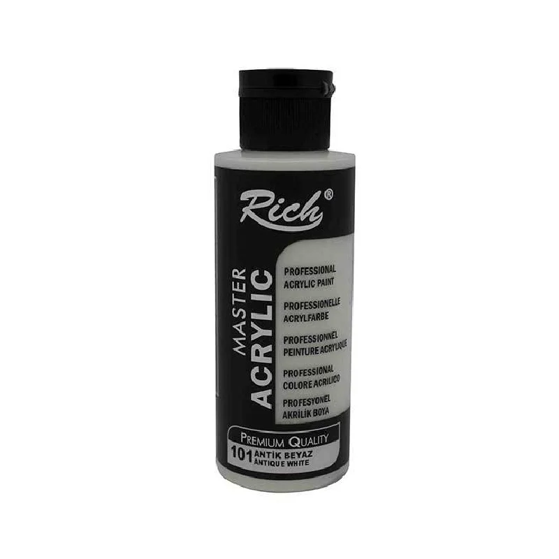RICH AKRİLİK BOYA 101 ANTİKBEYAZ 120 cc (Best)