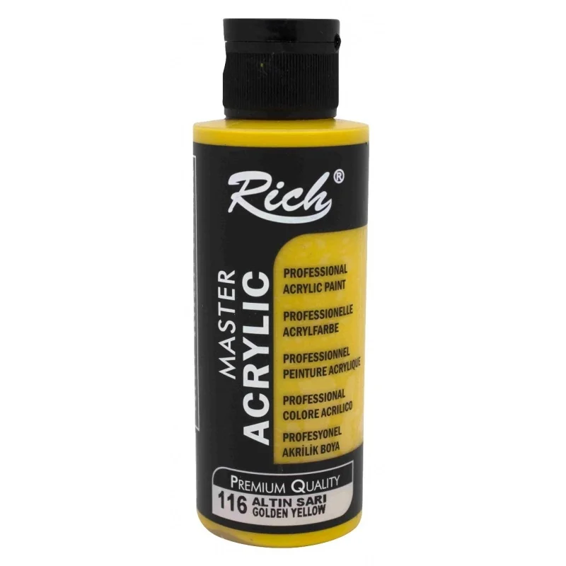 RICH AKRİLİK BOYA 116 ALTIN SARI 120 cc (Best)