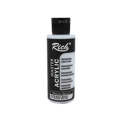 RICH AKRİLİK BOYA 172 BUZ MAVİSİ 120 cc (Best)