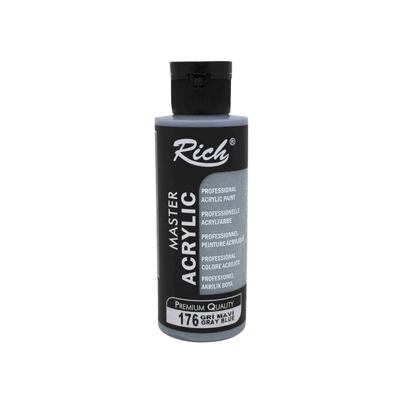 RICH AKRİLİK BOYA 176 GRİ MAVİ 120 cc (Best)