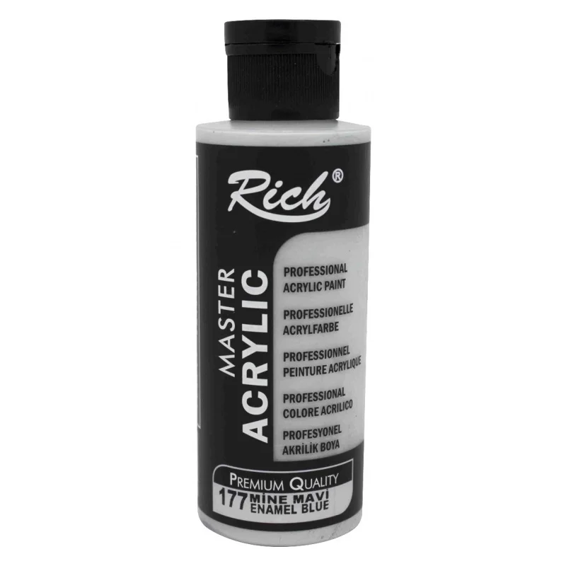 RICH AKRİLİK BOYA 177 MİNE MAVİ 120 cc (Best)