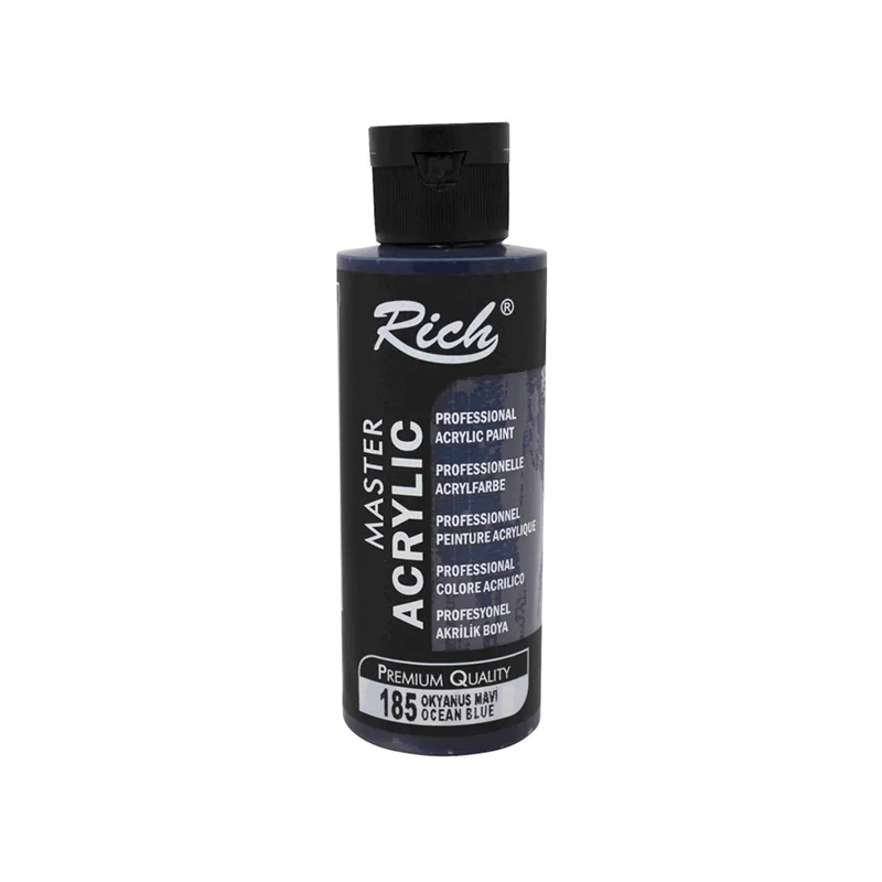 RICH AKRİLİK BOYA 185 OKYANUS MAVİ 120 cc (Best)