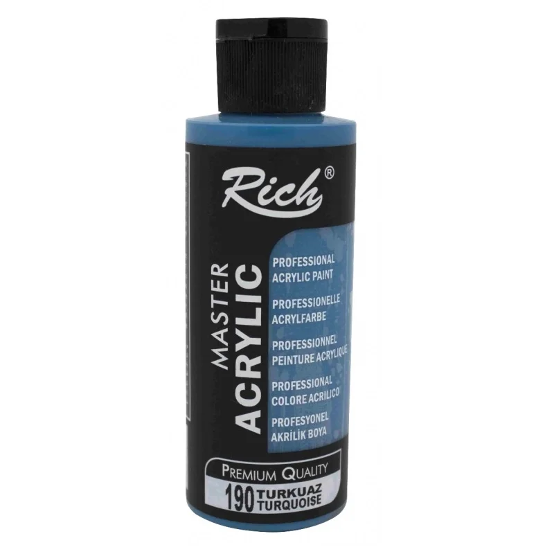 RICH AKRİLİK BOYA 190 TURKUAZ 120 cc (Best)