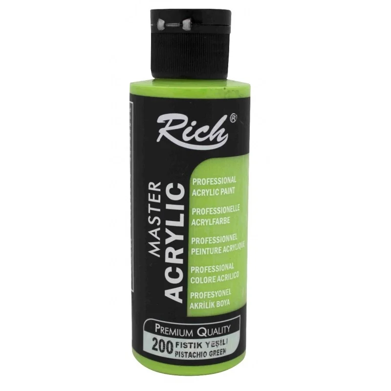 RICH AKRİLİK BOYA 200 FISTIK YEŞİLİ 120 cc (Best)