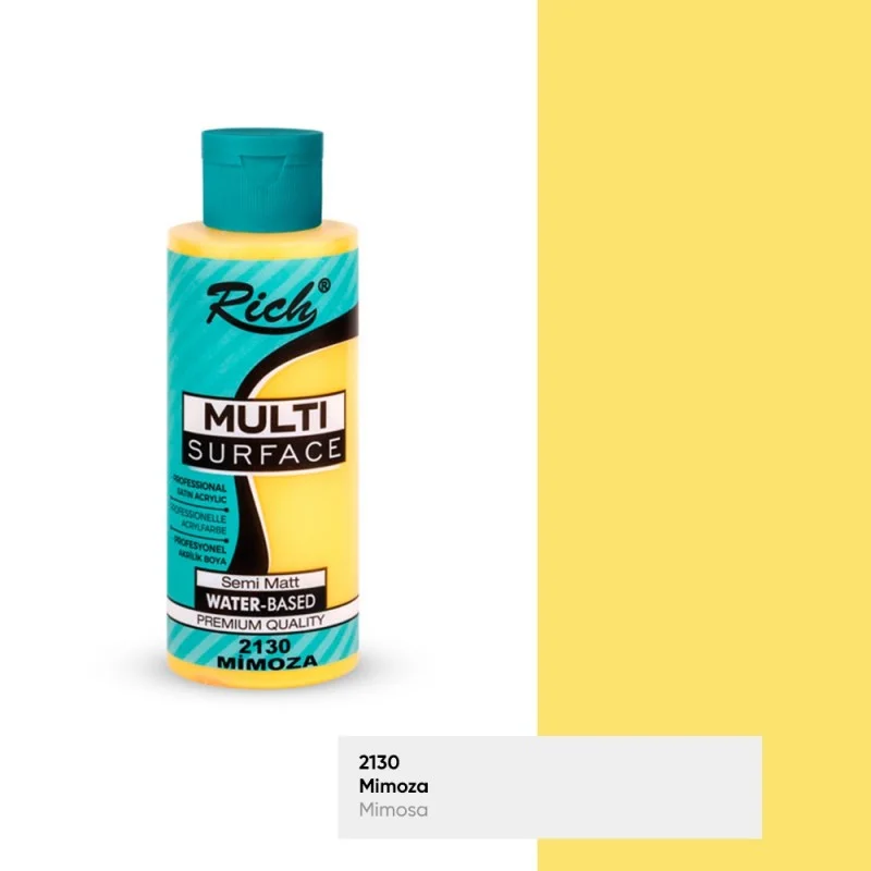 RICH MULTİ AKRİLİK BOYA 2130 MİMOZA 120 cc (Best)