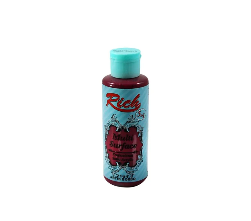 RICH MULTİ AKRİLİK BOYA 2164 ANTİK BORDO 120 cc (Best)