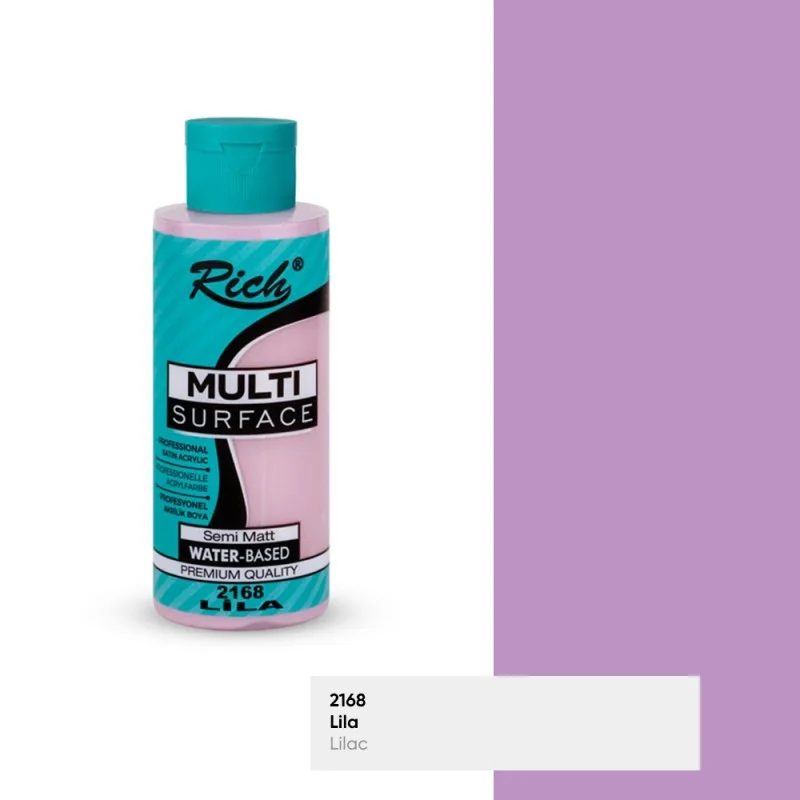 RICH MULTİ AKRİLİK BOYA 2168 LİLA 120 cc (Best)