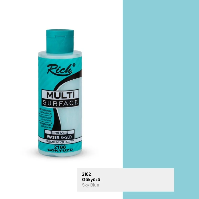 RICH MULTİ AKRİLİK BOYA 2188 GÖKYÜZÜ 120 cc (Best)