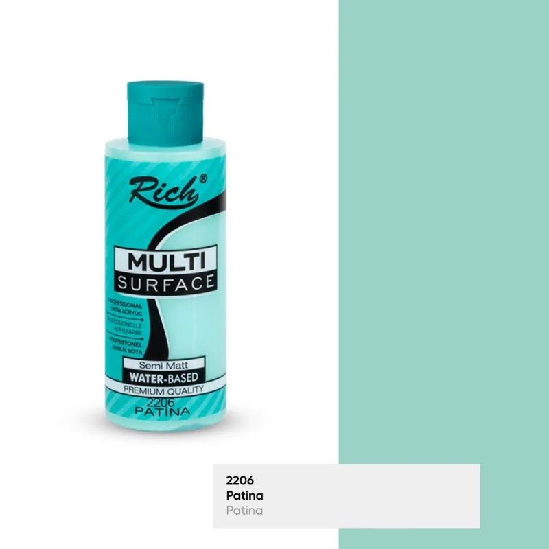 RICH MULTİ AKRİLİK BOYA 2206 PATİNA 120 cc (Best)