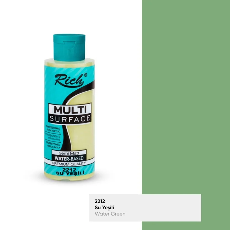 RICH MULTİ AKRİLİK BOYA 2212 SU YEŞİLİ 120 cc (Best)