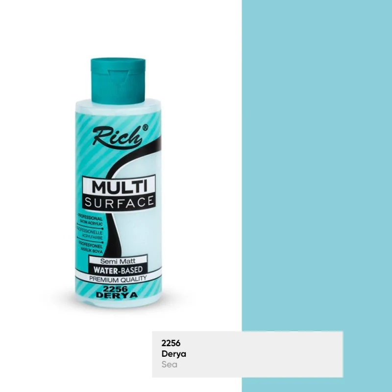 RICH MULTİ AKRİLİK BOYA 2256 DERYA 120 cc (Best)