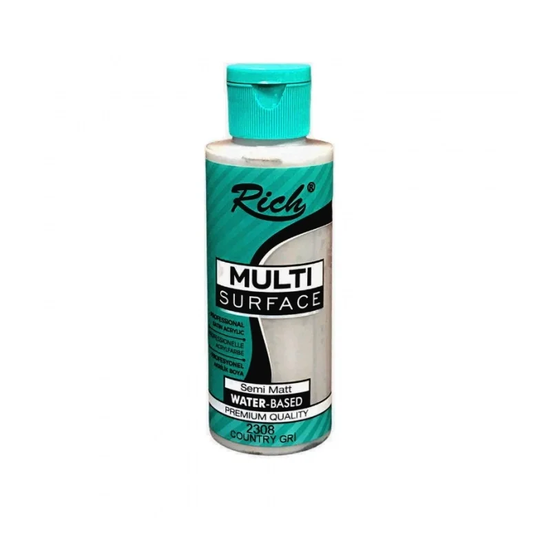 RICH MULTİ AKRİLİK BOYA 2308 COUNTRY GRİ 120 cc (Best)
