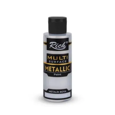 RICH MULTİ METALİK AKRİLİK BOYA 03710 GÜMÜŞ 120 cc (Best)