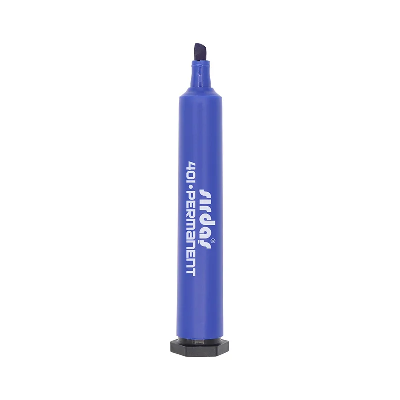 SIRDAŞ PERMANENT KOLİ KALEMİ KESİK UÇ MAVİ PM-401 (Best)