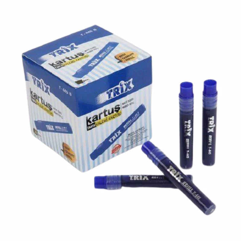 TRİX T-445 B MAVİ TAHTA KALEM KARTUŞU 24 LÜ (Best)
