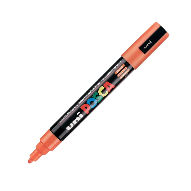 UNİ-BALL PC-5M-POSCA SU BAZLI MARKER TURUNCU 1.8 (Best)