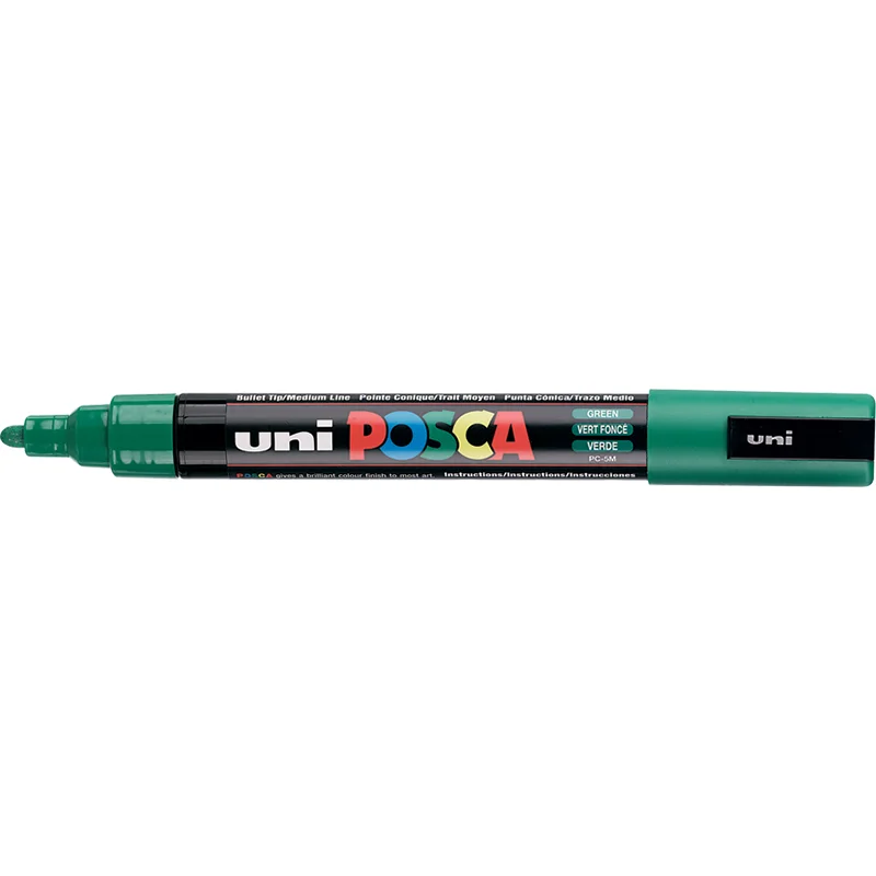 UNİ-BALL PC-5M-POSCA SU BAZLI MARKER YEŞİL 1.8 (Best)