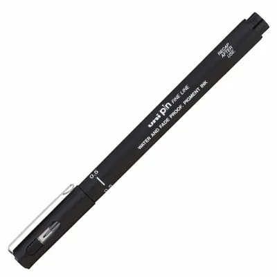 UNİ-BALL PIN05-200 FINELINE SİYAH ÇİZİM KALEMİ (Best)