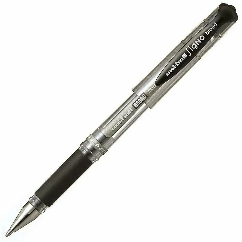 UNİ-BALL UM-153 SİYAH BROAD JEL KALEM (Best)