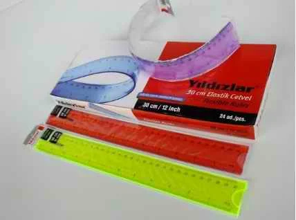 YILDIZLAR 30 CM. ELASTİK CETVEL KOD.146 (Best)