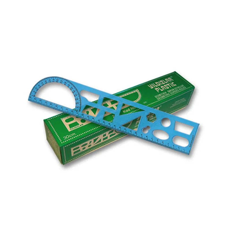 YILDIZLAR 30 CM. GEOMETRİK ŞABLON CETVEL KOD.006 (Best)