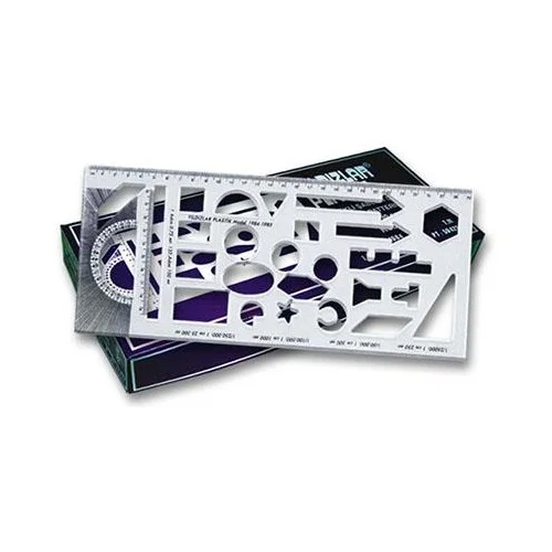YILDIZLAR 30 CM. ÖLÇEKLİ ŞABLON CETVEL KOD.007 (Best)