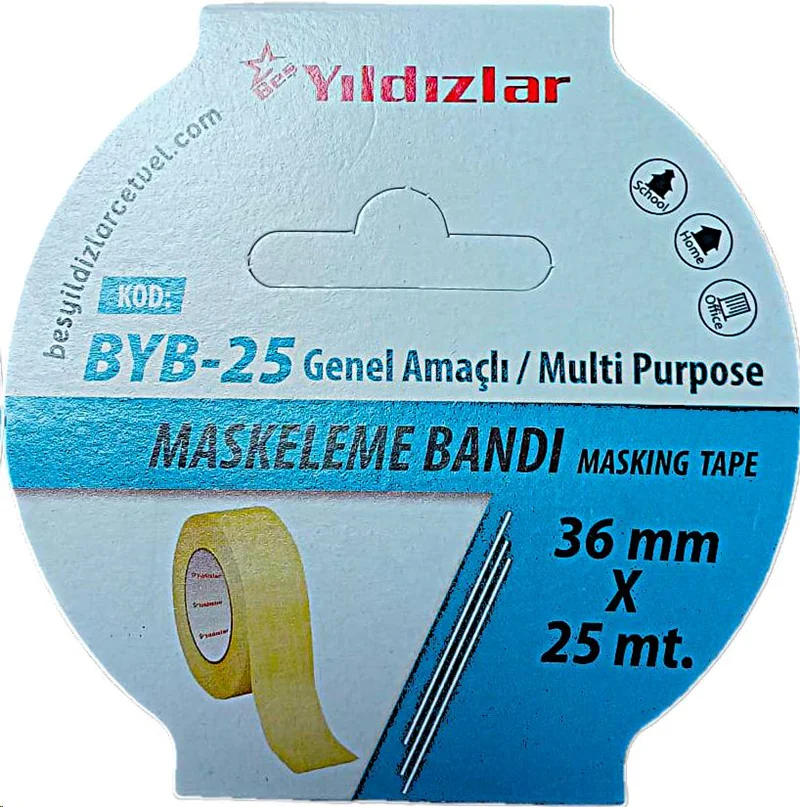 YILDIZLAR 36x25 MASKELEME BANTI BYB-25 (Best)
