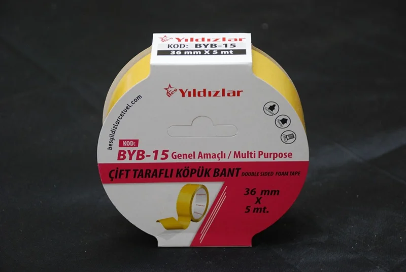 YILDIZLAR 36x5 ÇİFT TARAFLI KÖPÜK BANT BYB-15 (Best)