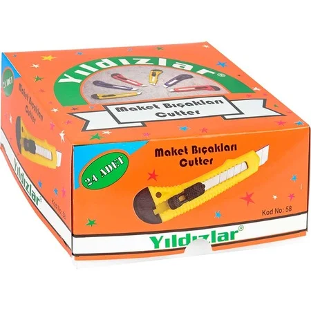 YILDIZLAR MAKET BIÇAĞI BÜYÜK NO:4 KOD.058 (Best)