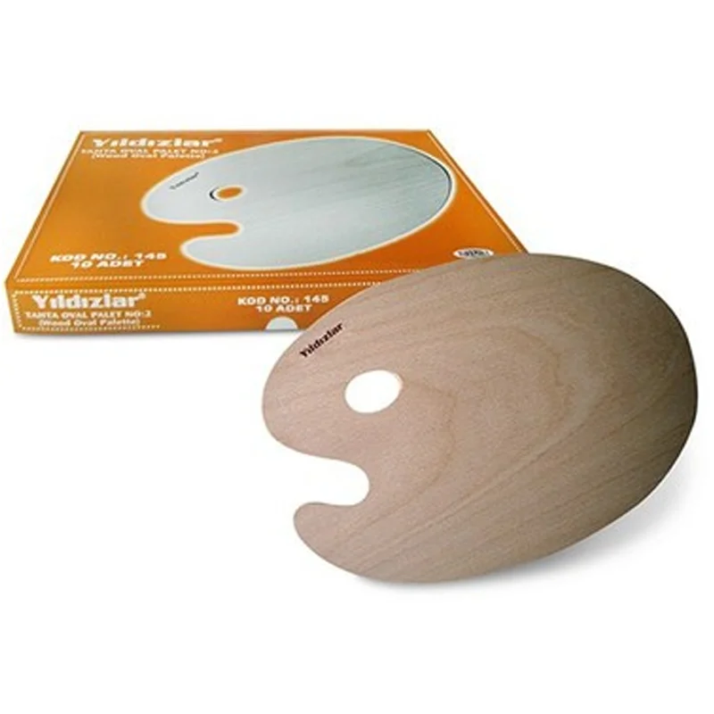 YILDIZLAR TAHTA OVAL PALET NO:2 KOD.145 (Best)