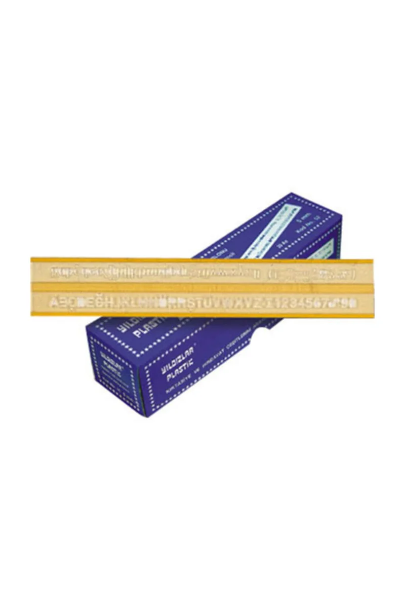 YILDIZLAR TEKNİK YAZI ŞABLONU 5 MM. KOD.052 (Best)