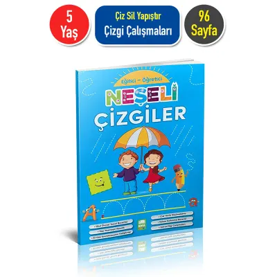 EMA ÇOCUK NEŞELİ ÇİZGİLER BOYAMA KİTABI (Best)