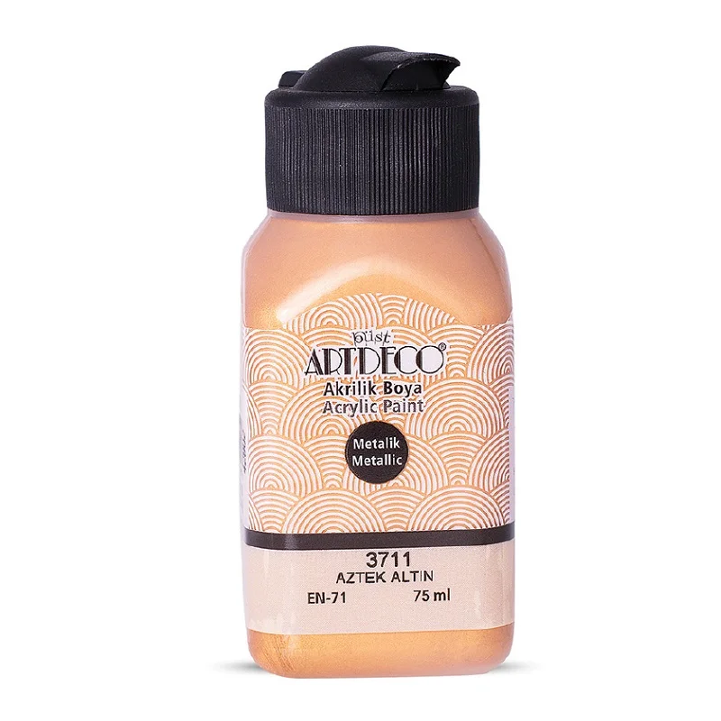 ARTDECO MET. AKRİLİK BOYA 75ml AZTEK ALTIN 3711