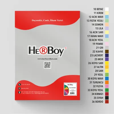 HERBOY FON KARTONU  35X50 160GR NO:21 GRİ HRB-3062