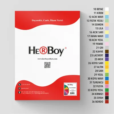 HERBOY FON KARTONU. 35X50 NO:10 BEYAZ HRB-3051