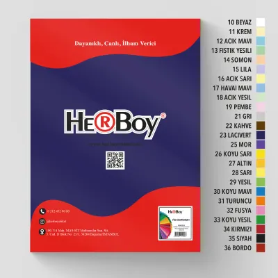 HERBOY FON KARTONU 50X70 160GR LACİVERT NO:23  HRB-3118