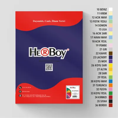 HERBOY FON KARTONU  35X50 160GR NO:23 LACİVERT  HRB-3064