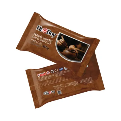 HERBOY SERAMİK HAMURU KAHVERENGİ 250GR  HRB-3502