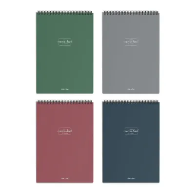 HERBOY ALL SIZE MEMO BOOK SPİRALLİ DİK PREMIUM SERT KAPAK A4 KARELİ ALL-6506