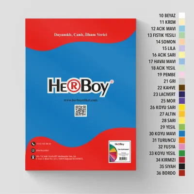 HERBOY FON KARTONU  35X50 160GR NO:30 KOYU MAVİ  HRB-3071