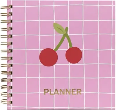 LİZ PLANNER 19X19 SERT KAPAK SPİRALLİ 4 RENK BASKILI 120YP AJT03