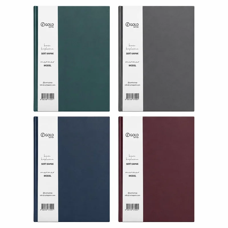GOLD 20x28 400 YP.KARELİ MERMER DESEN DEFTER GLD 007